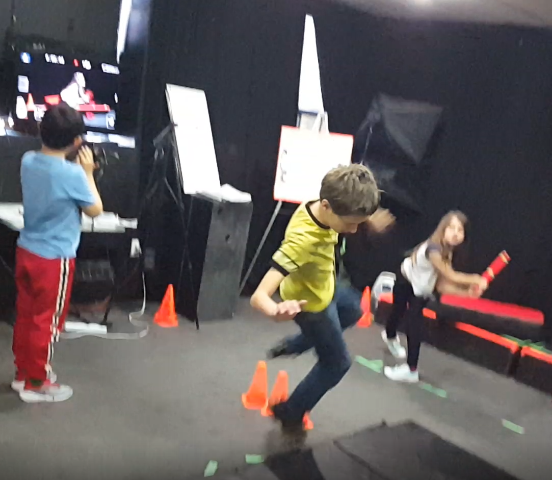 Kids learning stunts at Thornhill Acting Studio